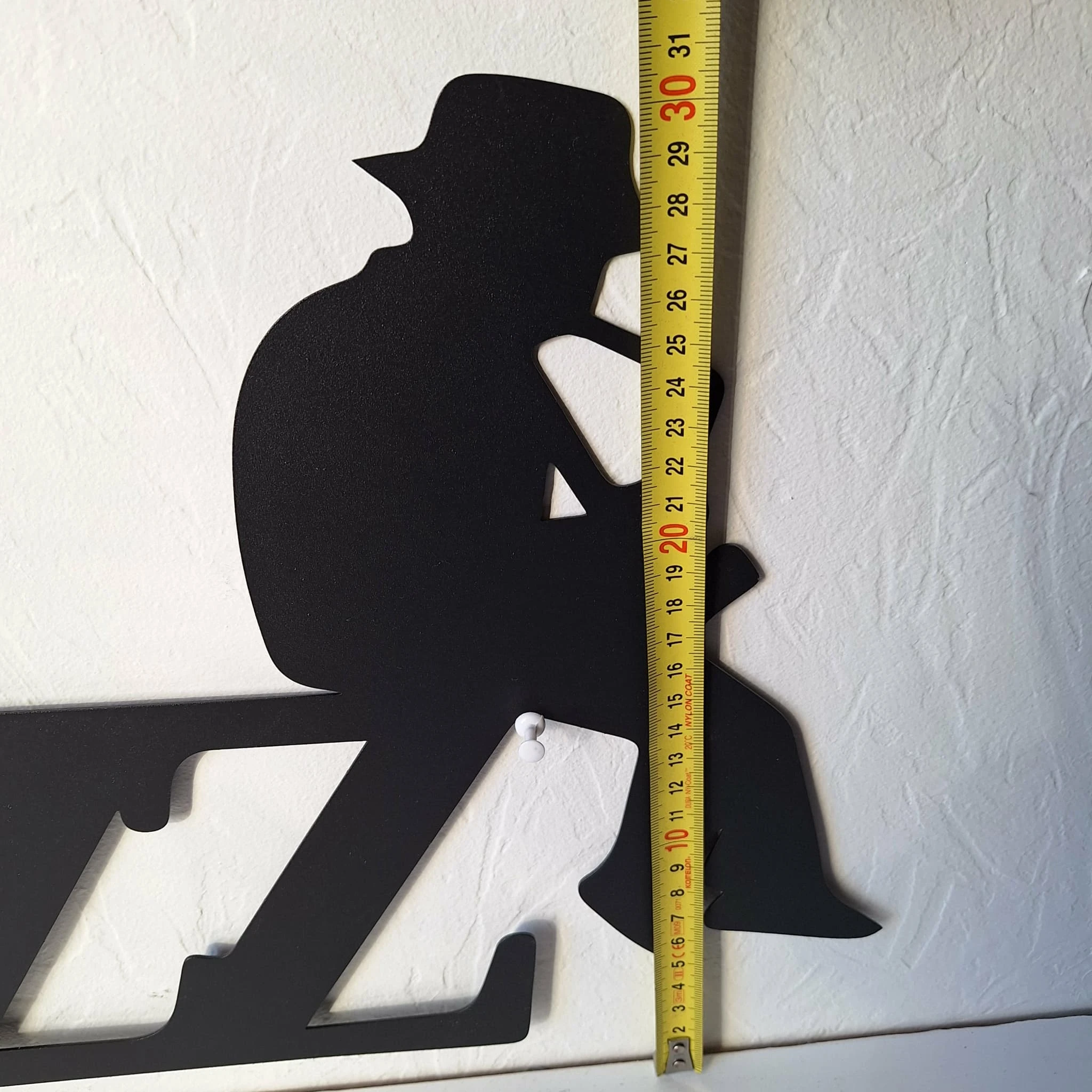 Jazz muurdecoratie 50 CM! Van metaal – photo 12